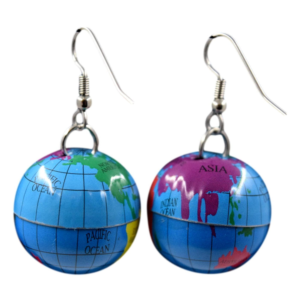 World sale globe earrings