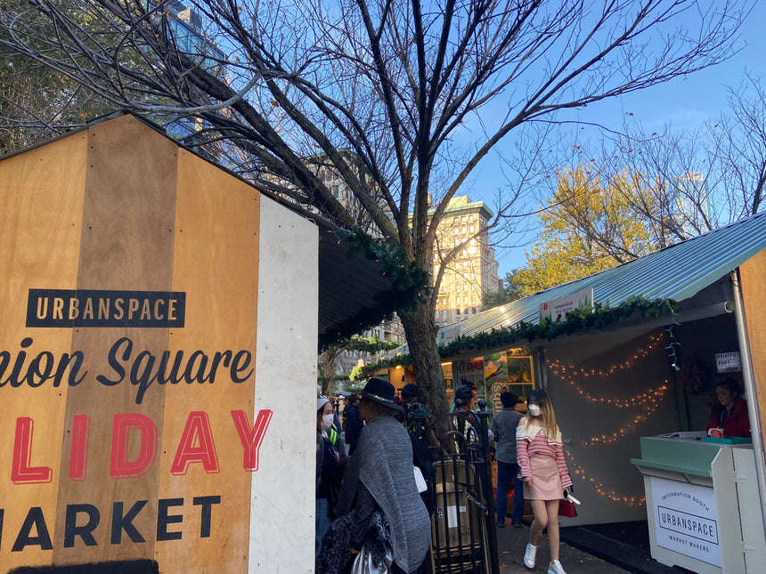 Dec 10 - 16!! Union Square Holiday Market! Urbanspace X New York Nico Winner