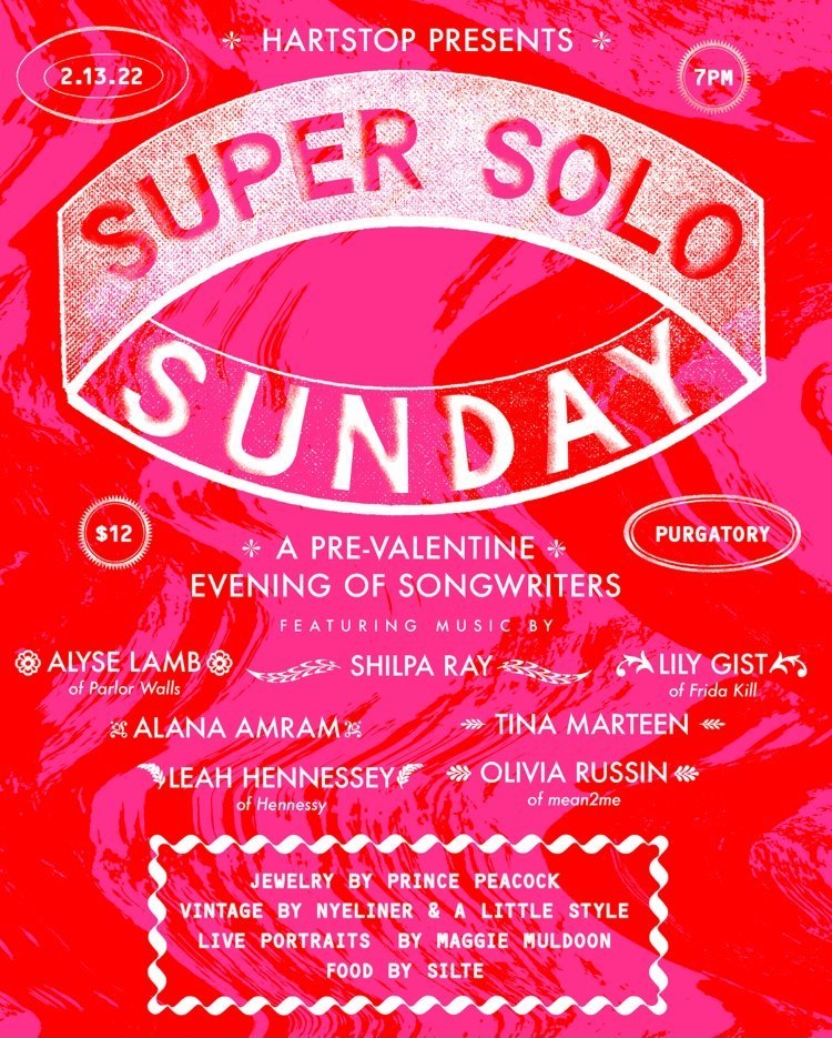 Sun 13 Feb, 7:00 PM Super Solo Sunday Purgatory