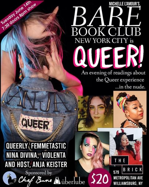 June 14: The Brick Presents: Bare Book Club NYC Is Queer