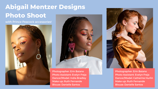 Abigail Mentzer Designs Featured Prince Peacock Styled in Photo Shoot