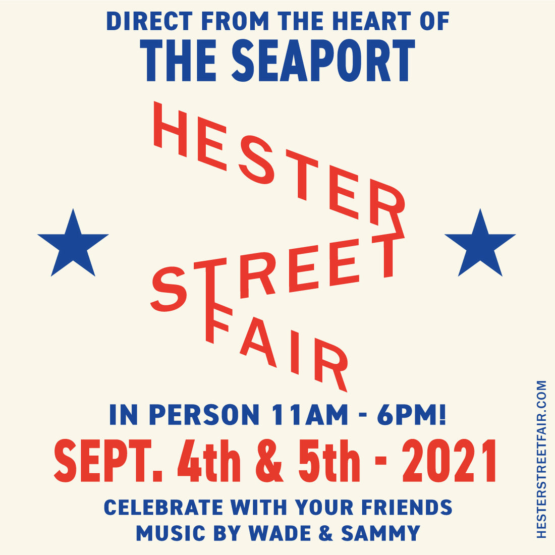 Sat Sept 4! Hester Street Fair is Back With A New Location!