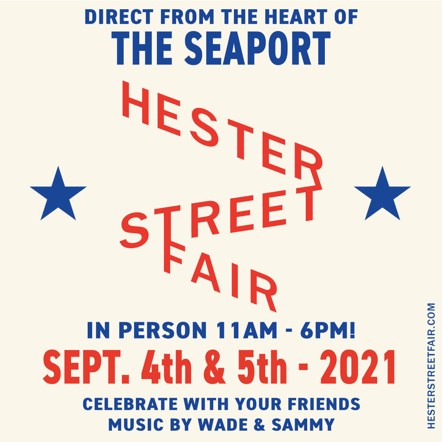 Sat Sept 4! Hester Street Fair is Back With A New Location!