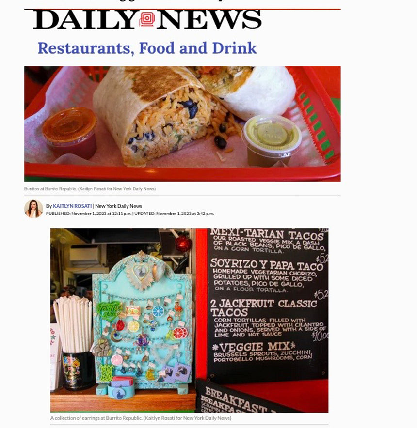 Burrito Republic Display in the NY Daily News!