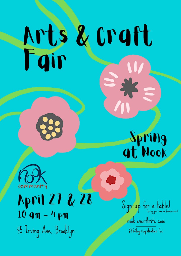 April 27: Spring Arts & Craft Fair at Nook