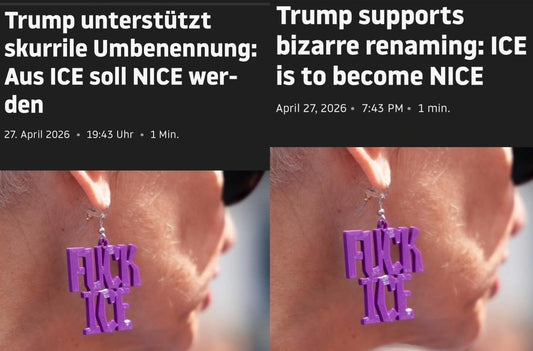 F*ck Ice Earrings have gone International!