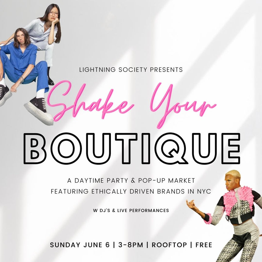 June 6th 3-8pm: SHAKE YOUR BOUTIQUE in Brooklyn