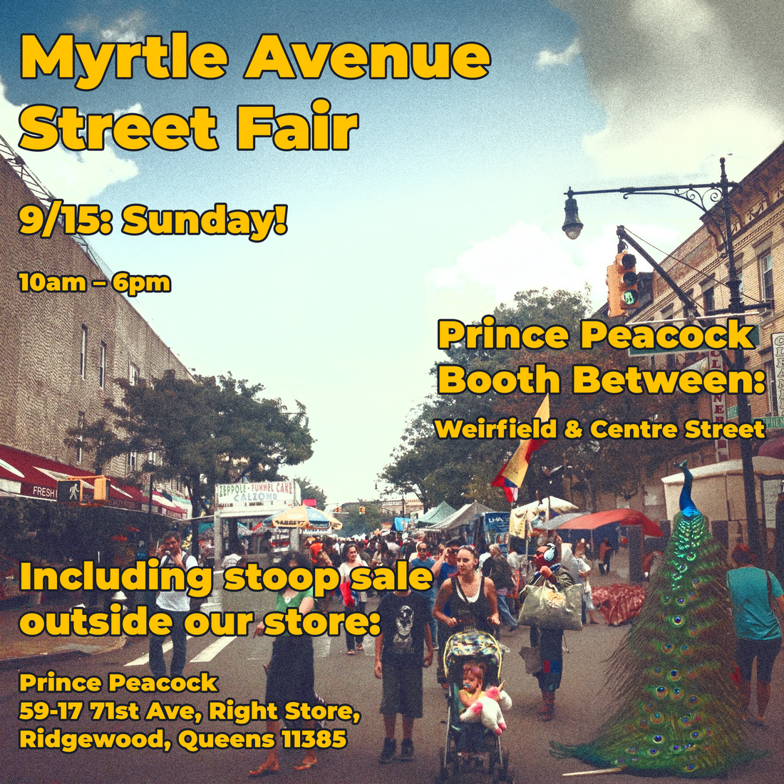 9/15: Myrtle Avenue Street Fair