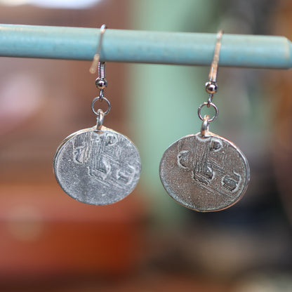 Y2K Brat Silver Earrings