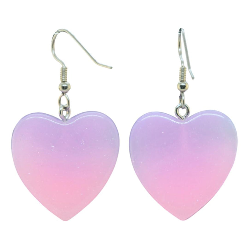 Pastel Ombre Heart Earrings