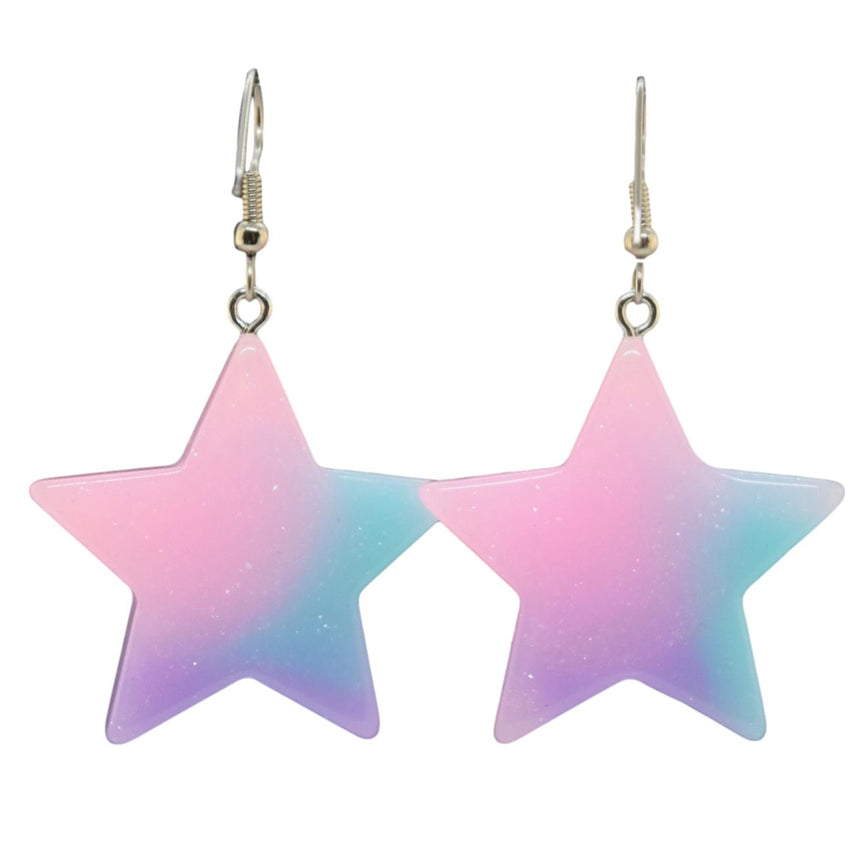 Pastel Ombre Star Earrings