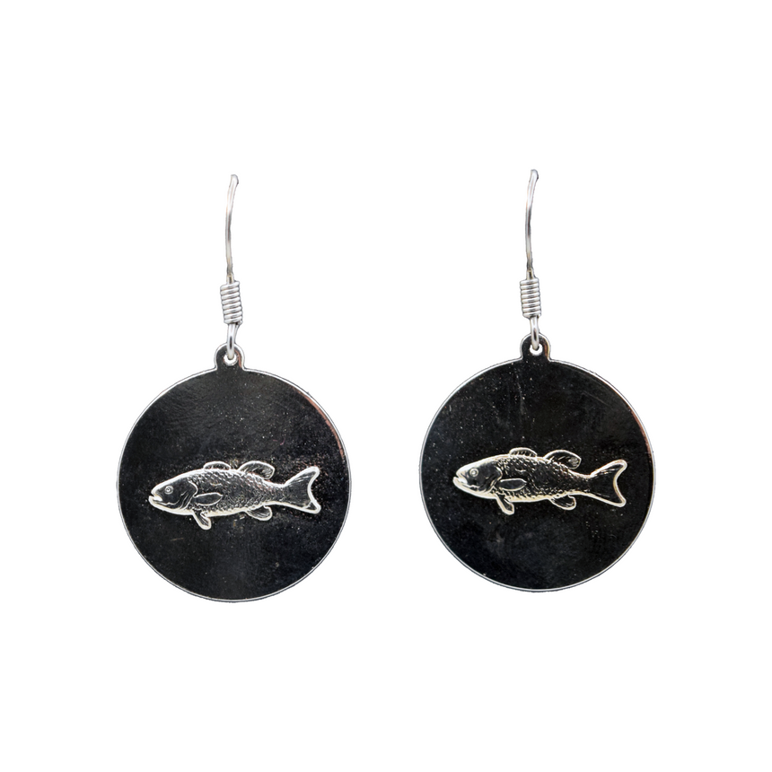 Rava work Fish Sterling Silver Earrings | Buy Online